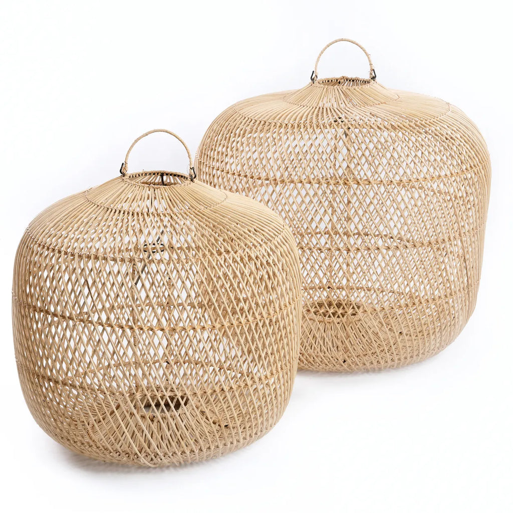 La Lampe Suspendue Batu Bolong - Naturel - M