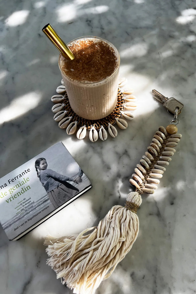 Le dessous de verre colonial en coquillage - Marron naturel