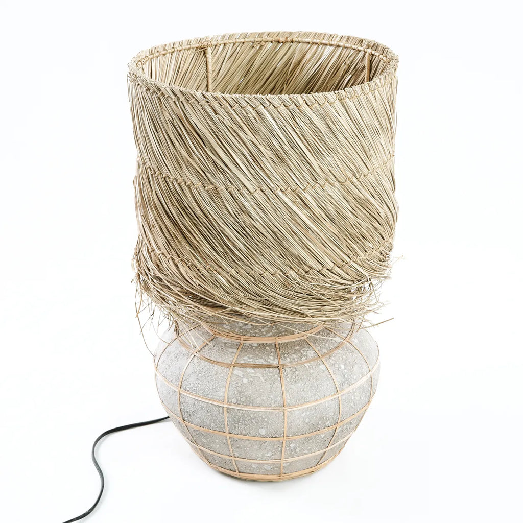 The Lipsi Table Lamp - Natural Concrete Grey