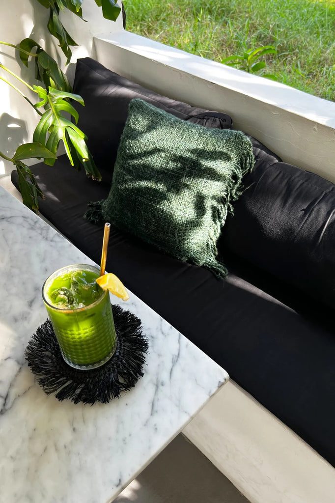 The Oh My Gee Cushion Cover - Dark Green - 40x40