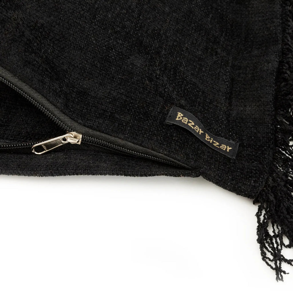 The Oh My Gee Pillowcase - Black Velvet - 35x100