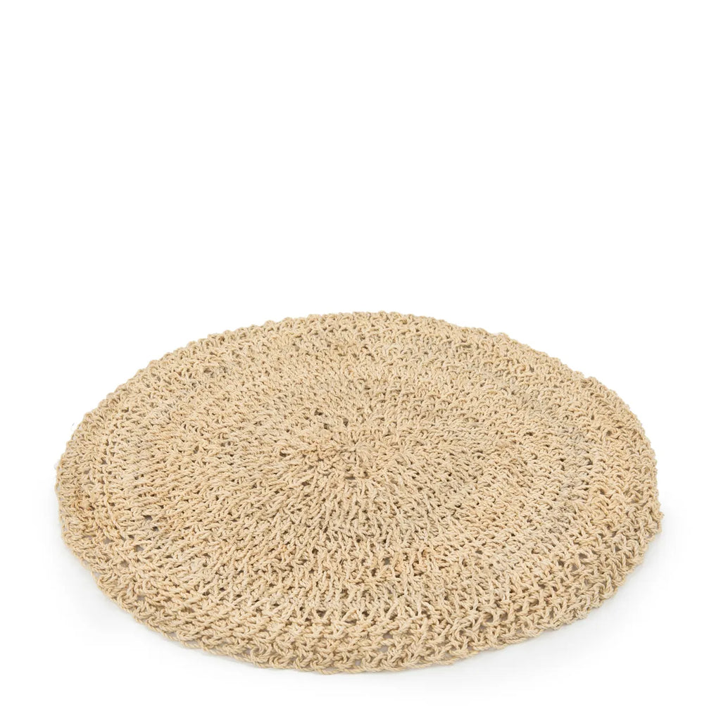 De Seagrass Placemat Rond - Naturel