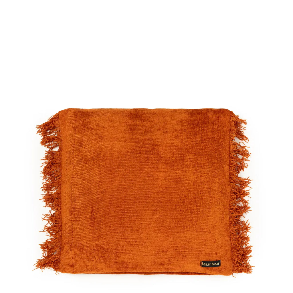 La Housse de Coussin Oh My Gee - Velours Rouille - 40x40