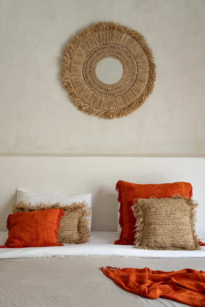 La Housse de Coussin Oh My Gee - Velours Rouille - 40x40