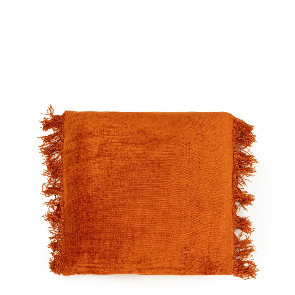 La Housse de Coussin Oh My Gee - Velours Rouille - 40x40