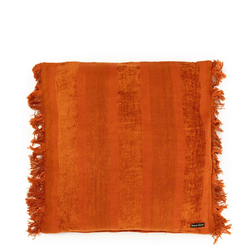 La Housse de Coussin Oh My Gee - Velours Rouille - 60x60