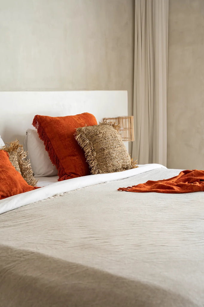 La Housse de Coussin Oh My Gee - Velours Rouille - 60x60