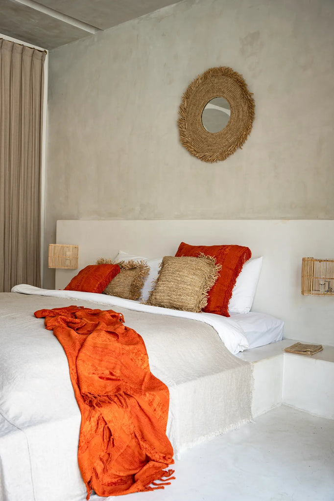 La Housse de Coussin Oh My Gee - Velours Rouille - 60x60