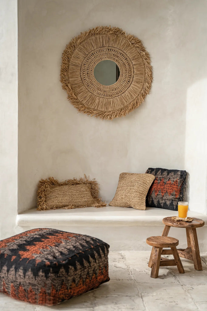 La Housse de Coussin Oh My Gee - Noir Orange - 40x40