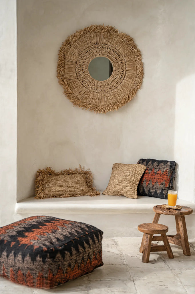 La Housse de Coussin Oh My Gee - Noir Orange - 40x40