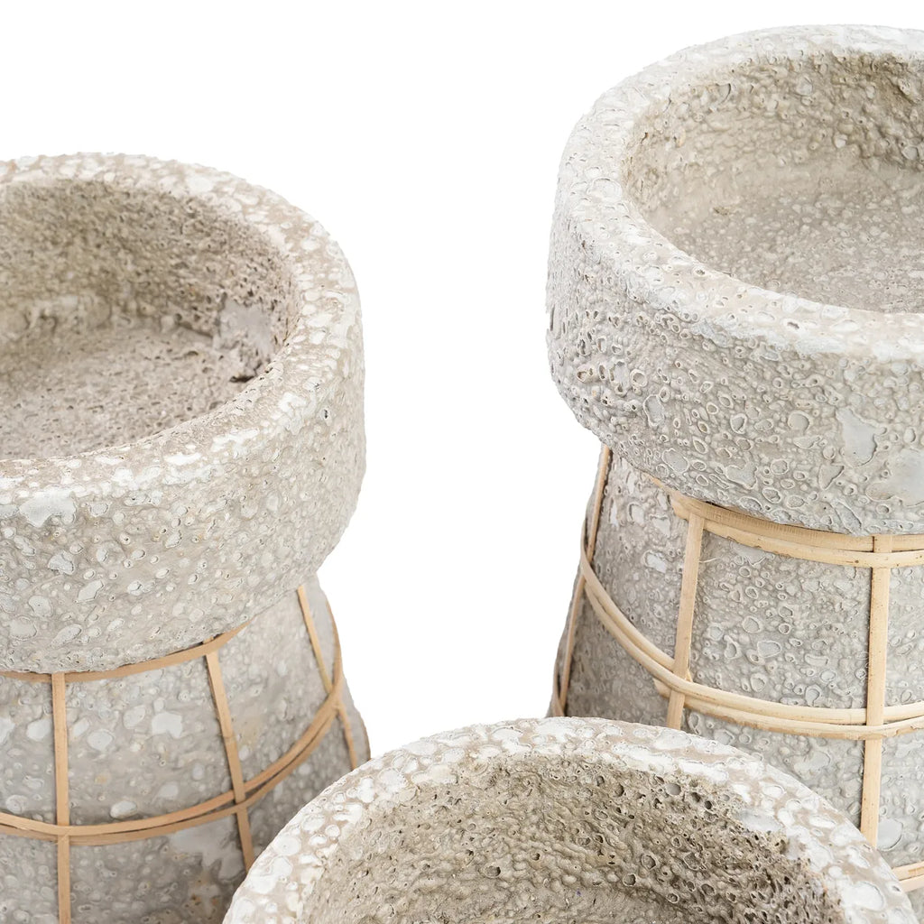 Bougeoir The Serene - Gris Béton Naturel - S