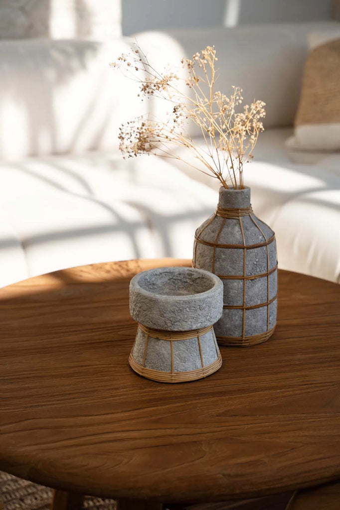 Bougeoir The Serene - Gris Béton Naturel - S