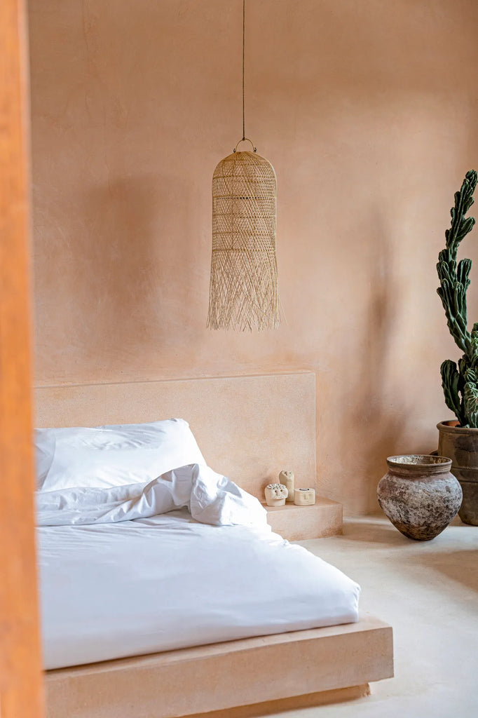 Lampe Suspendue Calmar - Naturel - M