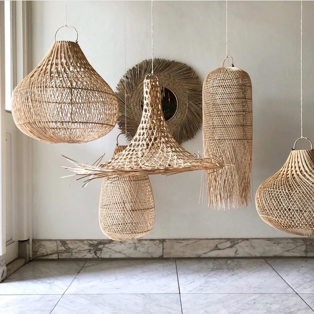 Lampe Suspendue Calmar - Naturel - M